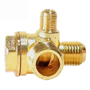 气泵配件气动单向阀止回阀自动控制器气控单向阀ots600w配合金阀1只