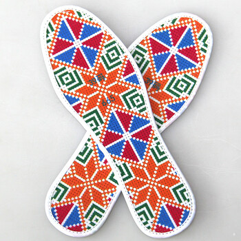 鞋底垫十字绣加厚垫自己半成品手工刺男女2022年新款防臭花垫 7707旗