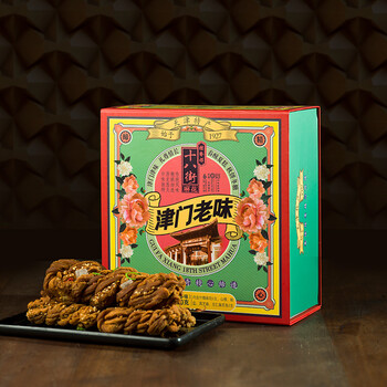 桂发祥十八街麻花礼盒津门老味820g内含14支天津特产