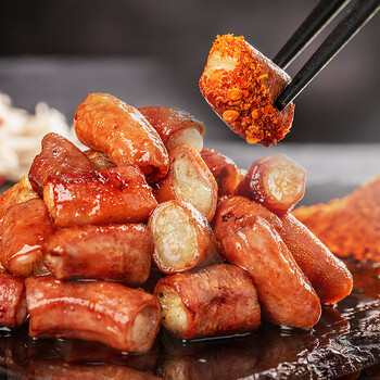 贵州特色烤小肠安顺九溪特产屯堡碳烤猪小肠烧烤烙锅商用小吃食材