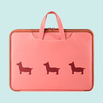 包14英寸女生男手提156好看轻薄新款防水可爱适用133苹果m3只小狗可套