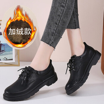 鞋靴>时尚女鞋>女士单鞋>其它女士单鞋>觅夕>觅夕全工作鞋女皮鞋真皮