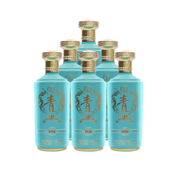 青贵州老字号贵州青酒1976酱香型白酒53度500ml1976酱香53度500ml6瓶