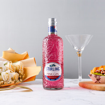 萨格利荷兰进口洋酒 杜松子酒 金酒 gin酒 琴酒 调酒基酒 萨格利粉红