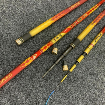 铭汇通火金刚烈火金刚神兽大物杆巨物鱼竿19调超轻硬黑 9米竿稍