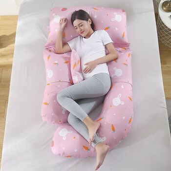 teaegg孕妇枕头护腰侧睡枕侧卧托腹枕u型睡枕多功能孕期睡觉靠抱枕