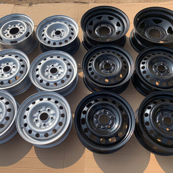 二手轮毂 铁质轿车皮卡拆车钢圈 12寸 13寸 14寸 15寸 16寸铁圈 15寸