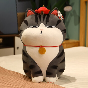 麦登吾皇万睡公仔巴扎黑毛绒玩具万岁猫咪玩偶可爱睡觉抱枕女生大号