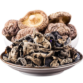 香菇干货菌菇黑木耳小云耳组合装农家干货土特产200g