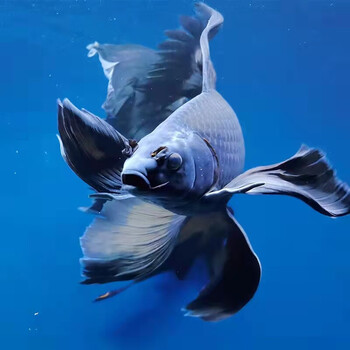 岚黑慧星蝴蝶鲤黑金锦鲤鱼黑色活鱼冷水易活纯种长 12-14cm一条黑彗星