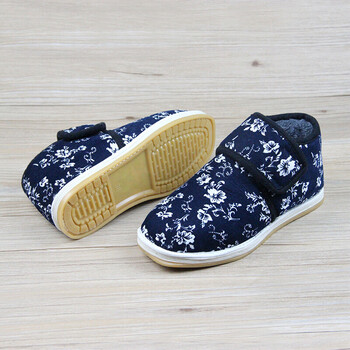 老北京布鞋女冬季加绒保暖棉鞋棉花手工棉布鞋棉鞋品质定制款 千层布