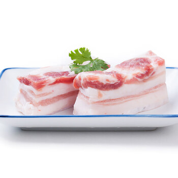 欧因带皮五花肉袋装农家粮食土猪肉生鲜肉烧烤食材五花肉500g