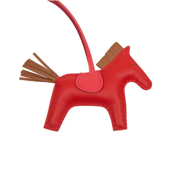 hermes爱马仕时尚拼色小马挂饰钥匙扣小号多色可选预售爱不用等红色