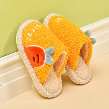 戏狐儿童棉拖鞋女男子拖鞋男童女童小孩宝宝可爱防滑室内家居鞋冬季
