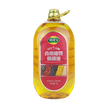 道道全均衡5合一食用植物5l4瓶整箱装物理压榨5000ml