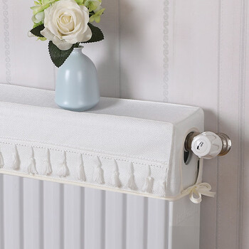 暖气罩布艺欧式暖气罩装饰布艺家用简约暖气片美化装饰罩新式蕾丝防尘