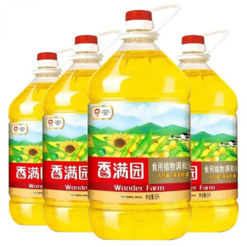 香满园食用植物调和油(葵豆)5l*4瓶 整箱