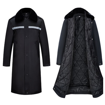 棉大衣保安服防寒保暖物工作服多功能棉服风衣【行情 报价 价格 评测