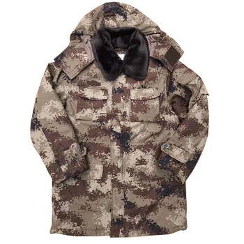 絮实 荒漠迷彩大衣 加厚防寒防水迷彩大衣 荒漠迷彩 尺码165-185具体尺码咨询客服