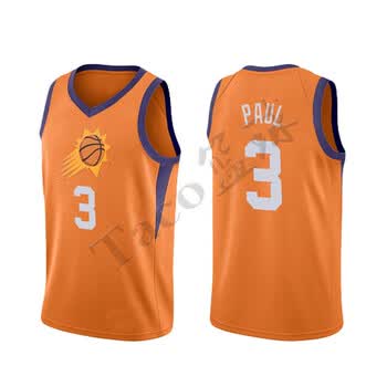 滕讯体育nba全 太阳布克1号球衣城市版保罗3号艾顿22布里奇斯25背心sw