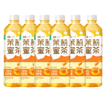 统一茉莉蜜茶500ml*15瓶整箱装网红休闲果味茶夏日饮品下午茶饮料