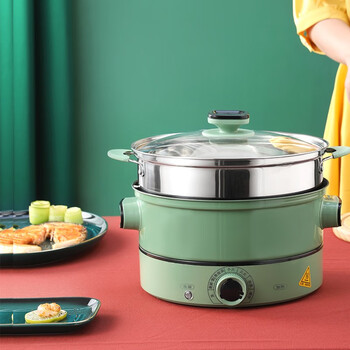 器家用多层蒸蛋器多功能电蒸锅蒸煮一体电锅煎蛋锅蒸鸡蛋羹早餐蒸煮器