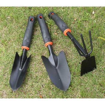 千石大号园艺工具组套装花铲耙锄苗铲养花种菜园林工具三件套单