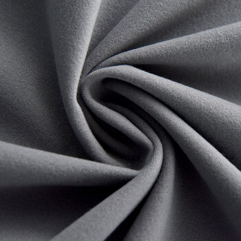 会议室桌布台尼桌套长方形商务办公桌布绒布桌布加厚灰色150210cm桌布