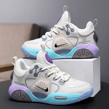 夏季新款童鞋儿童篮球运动鞋中大童男童鞋学生实战球鞋8588棉花糖31码