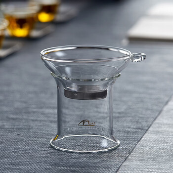 美斯尼玻璃茶漏茶滤器茶滤网功夫茶具茶道配件茶滤器