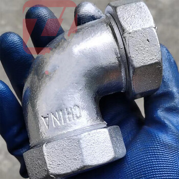 哩嗹啰嗹镀锌玛钢快速接头国标加厚快接水管铁管活接抢修器dn15 快接