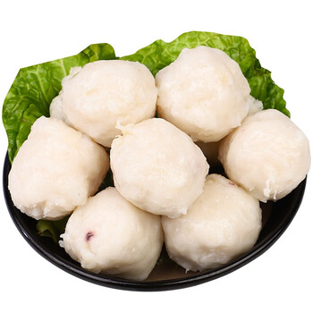 潮汕火锅墨鱼丸 火锅食材 丸子 烧烤丸串关东煮麻辣烫 墨鱼丸500g