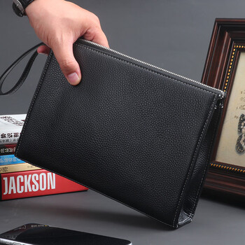 beeguci手包男手拿包男士夹包牛皮手抓包时尚潮男信封包休闲商务男包