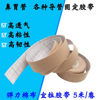 医用胃管鼻饲管固定胶布鼻贴导管固定贴鼻梁贴透气肤色胶布防过敏