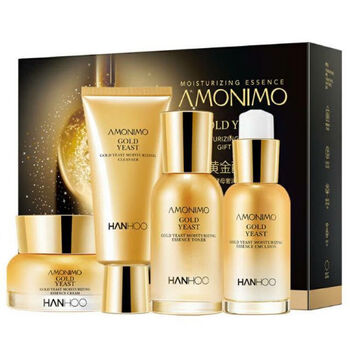 研春堂爱意黄金酵母奢润精华护肤套装礼盒洗面奶爽肤水乳液面霜