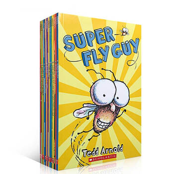 英文原版进口绘本 fly guy 苍蝇小子15本 全彩英语进阶章节桥梁书