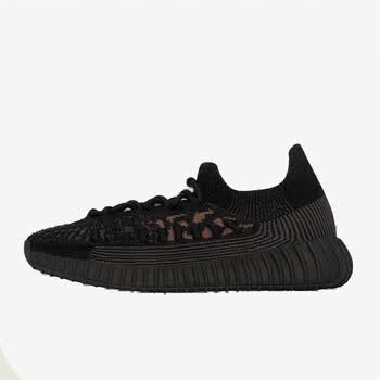 阿迪达斯(adidas)男女鞋 yeezy 350 v2  黑红字黑红侃爷椰子休闲跑步