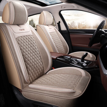 栢斯德保时捷macan座套迈凯冬季迈卡四季玛卡汽车坐垫全包座椅套亚麻