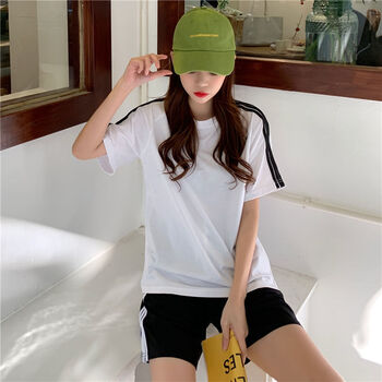 夏季套装女两件套上衣中考体育考试专用运动服套装女生初中学生体考