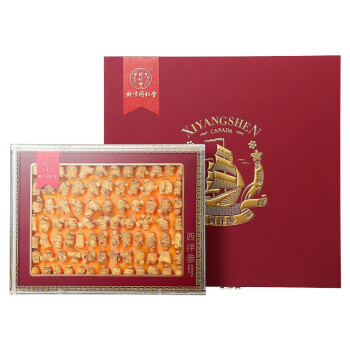 北京同仁堂（TRT）西洋参段花旗参西洋人参 加拿大进口滋补品 88g礼盒装
