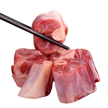 内蒙古羊小腿切块4斤原切新鲜清真羊小腿骨羊肉块羊腿块顺丰批发芳玫