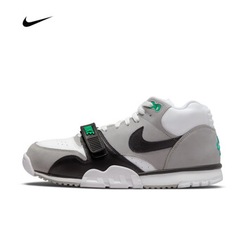 耐克nikeairtrainer1男子运动鞋dm0521100白黑中灰41