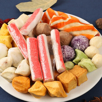 火锅食材全套配菜混搭关东煮麻辣烫牛肉丸子各种火锅丸子组合批发4斤