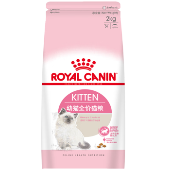 皇家（ROYAL CANIN）猫粮 K36幼猫4-12月通用型怀孕及哺乳期 支持免疫系统全价猫干粮 K36幼猫猫粮-2kg 4-12月龄成长期