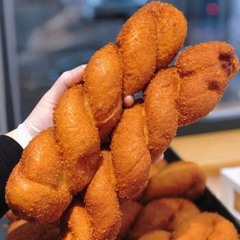 倍多蜜酸奶大软麻花商用东北特产夹心手工爆浆榴莲麻花冷冻半成品