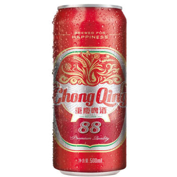 重慶啤酒(chongqing)重慶88啤酒 500ml 易拉罐啤酒整箱重慶味山城