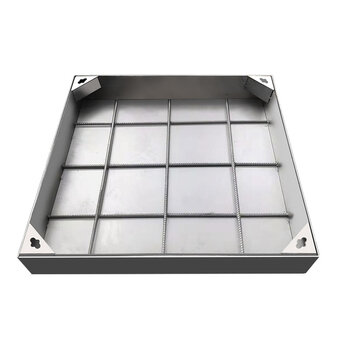 井窨井盖沙井盖阴井盖现货定做 201不锈钢框 镀锌低板400*400*50*3