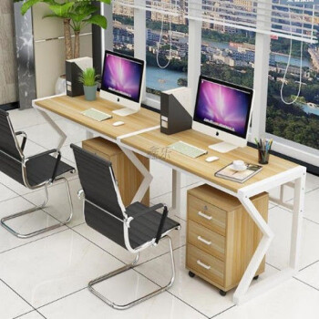 双人电脑台式桌现代简约家用卧室书桌学生写字桌情侣双人桌并排22060