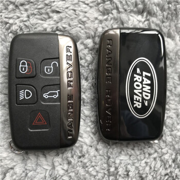 捷豹xjxexfl替换遥控钥匙外壳 路虎背面有标(金属带字)灰色