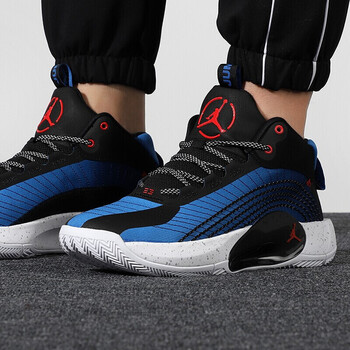 nike耐克男鞋新款airjordan2021pfaj实战运动篮球鞋cq4229004蓝色445